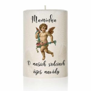 Dekoračná palmová sviečka anjel 5