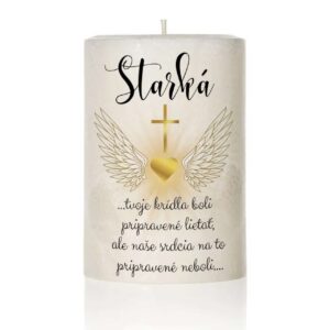 Dekoračná palmová sviečka tvoje krídla boli pripravené lietať...