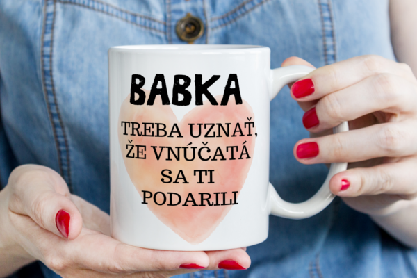 Keramický hrnček - pre babku...