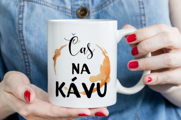 Keramický hrnček - čas na kávu 2