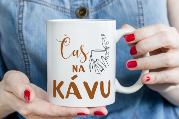 Keramický hrnček - čas na kávu 1