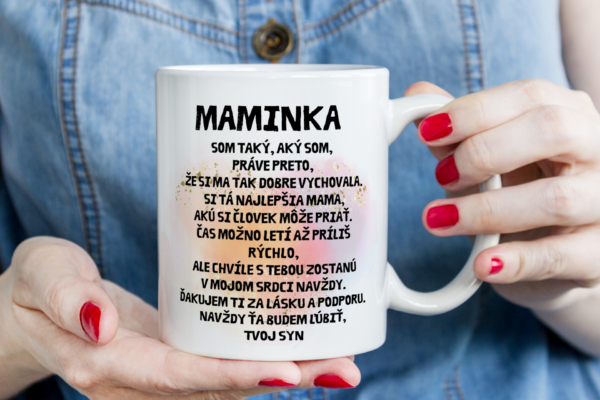 Keramický hrnček - vyznanie pre maminku..