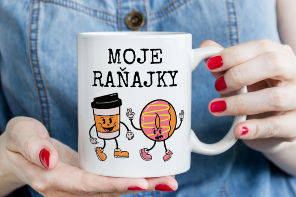 Keramický hrnček - moje raňajky...