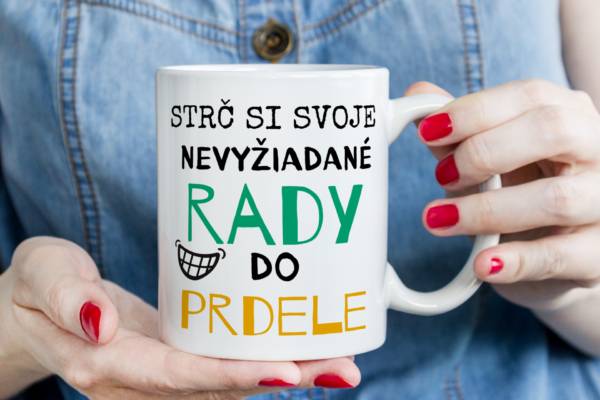 Keramický hrnček - strč si svoje rady..