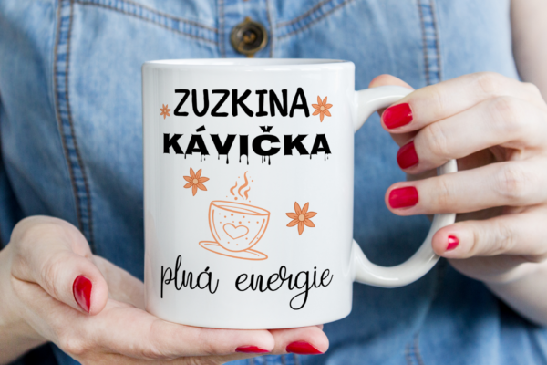 Keramický hrnček - kávička plná energie..