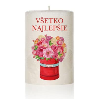 Dekoračná palmová sviečka 319