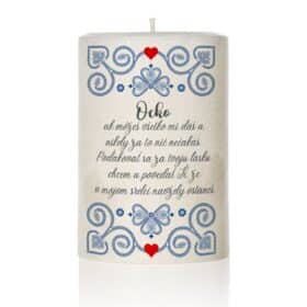 PALMOVÁ SVIEČKA PRE OTCA - Ak môžeš všetko mi dáš a nikdy za to nič nečakáš.