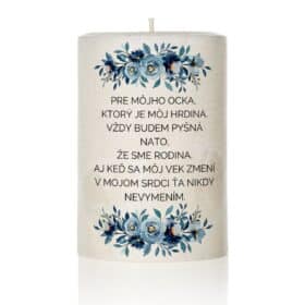 PALMOVÁ SVIEČKA PRE OTCA - pre ocka ktorý je môj hrndina..