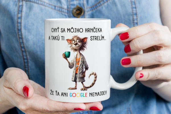 Keramický hrnček - chyť sa môjho hrnčeka
