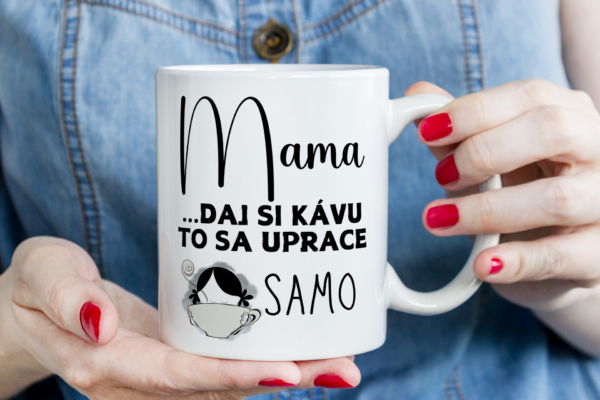 Keramický hrnček, daj si kávu to sa uprace..