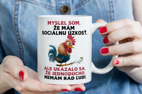 Keramický hrnček, myslel som,že mám socialnú úzkosť..