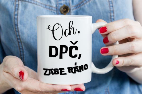Keramický hrnček och dpč,zasa ráno