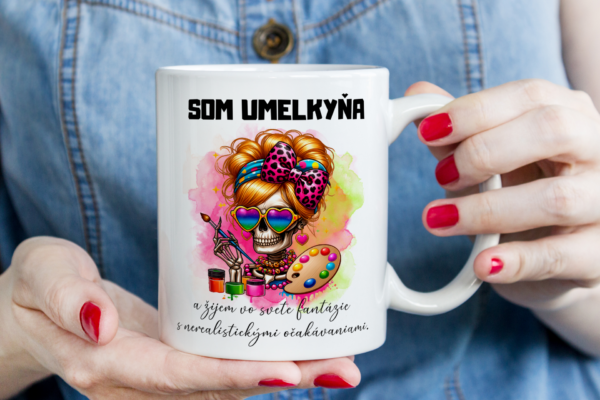 Keramický hrnček, som umelkyňa..