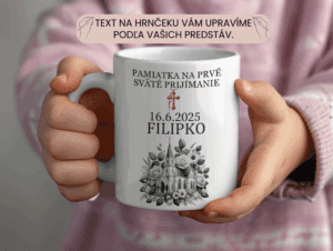 Elegantný keramický hrnček k 1.Sv.prijímaniu