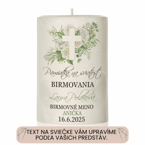 Sviečka Sviatosť Birmovania