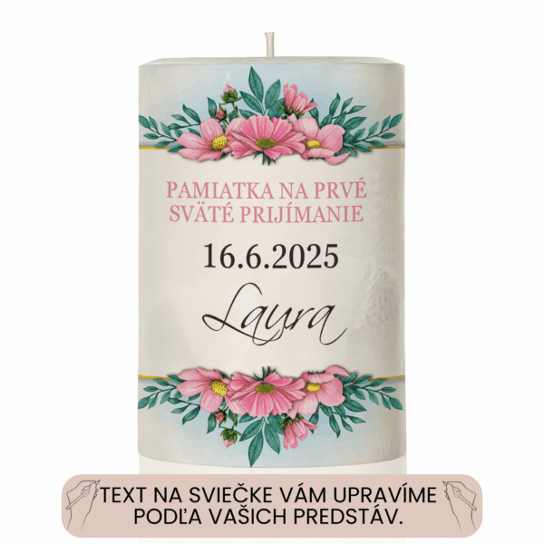 Sviečka prvé sväte prijímanie 2