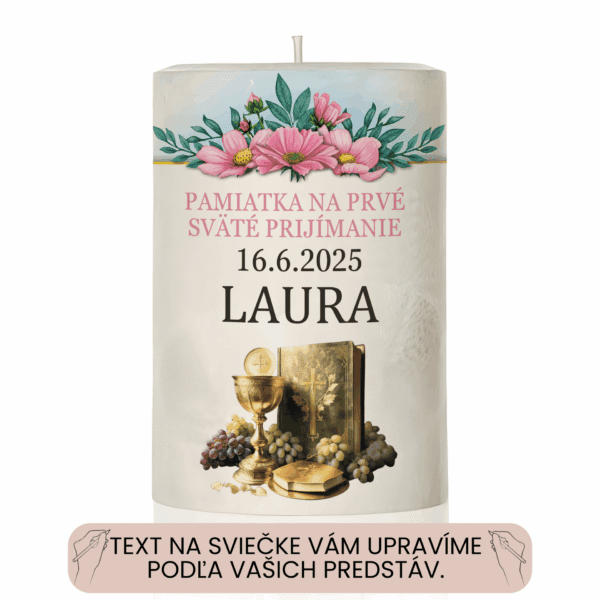 Sviečka prvé sväte prijímanie 3