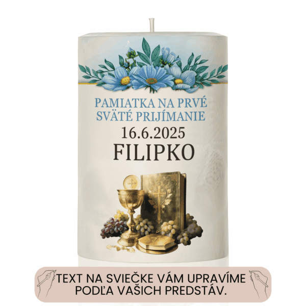 Sviečka prvé sväte prijímanie 4