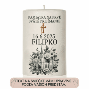 Sviečka prvé sväte prijímanie 7