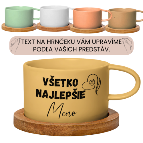 Makrónka hrnček všetko najlepšie..