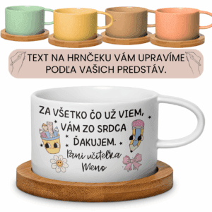 Makrónka hrnček s Vaším vlastným textom 9