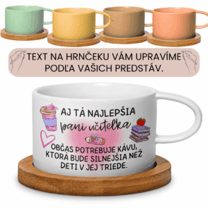 Makrónka hrnček s Vaším vlastným textom 11