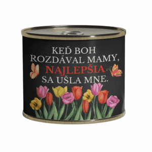 Veľká sviečka v konzerve pre mamu - keď boh rozdával mamy..