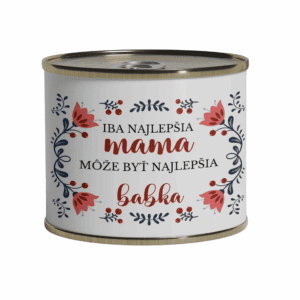 Veľká sviečka v konzerve pre mamu - Iba najlepšia mama