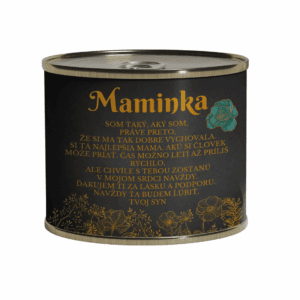 Veľká sviečka v konzerve pre mamu 9
