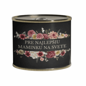 Veľká sviečka v konzerve pre mamu 10