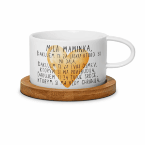 Hrnček makrónka pre mamu - ďakujem..