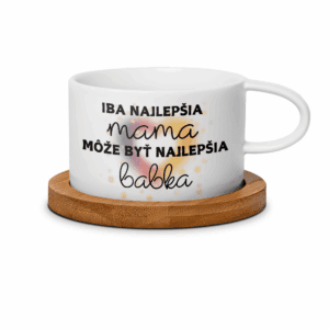 Hrnček makrónka pre mamu - Iba najlepšia mama, môže byť najlepšia babka