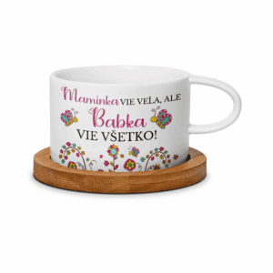 Hrnček makrónka pre mamu - Maminka vie veľa..