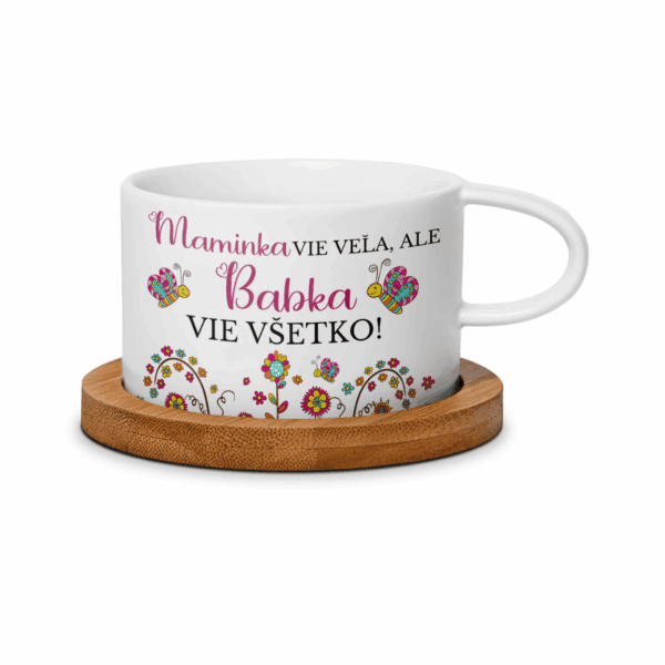 Hrnček makrónka pre mamu - Maminka vie veľa..