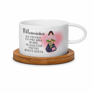 Hrnček makrónka pre mamu - za všetko čo pre mňa robíš..