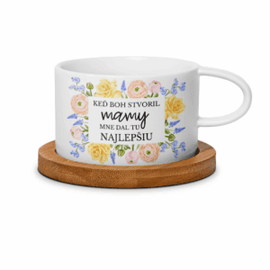 Hrnček makrónka pre mamu - keď boh stvoril mamy