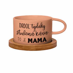 Hrnček makrónka pre mamu - Drdol tepláky studená káva