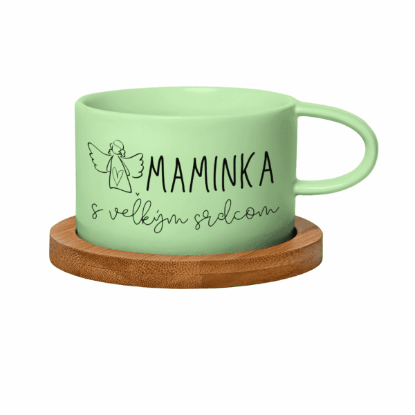 Hrnček makrónka pre mamu - maminka s veľkým srdcom..