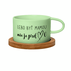 Hrnček makrónka pre mamu - Lebo byť mamou nie je prdel