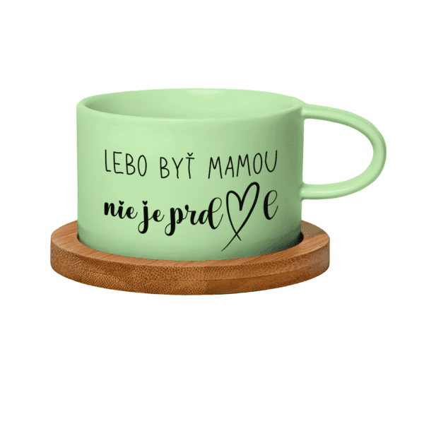 Hrnček makrónka pre mamu - Lebo byť mamou nie je prdel