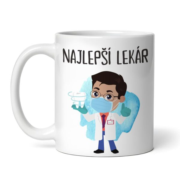 Personalizovaný hrnček s lekárskym motívom a vlastným textom 42