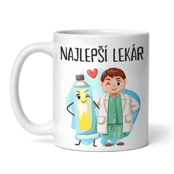 Personalizovaný hrnček s lekárskym motívom a vlastným textom 44
