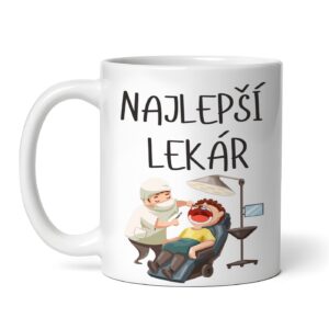 Personalizovaný hrnček s lekárskym motívom a vlastným textom 46