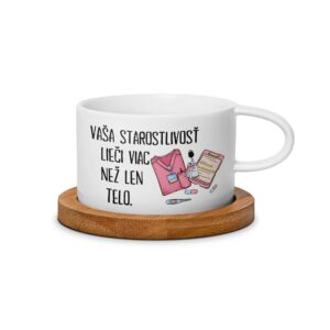Personalizovaný hrnček makronka s lekárskym motívom a vlastným textom 11