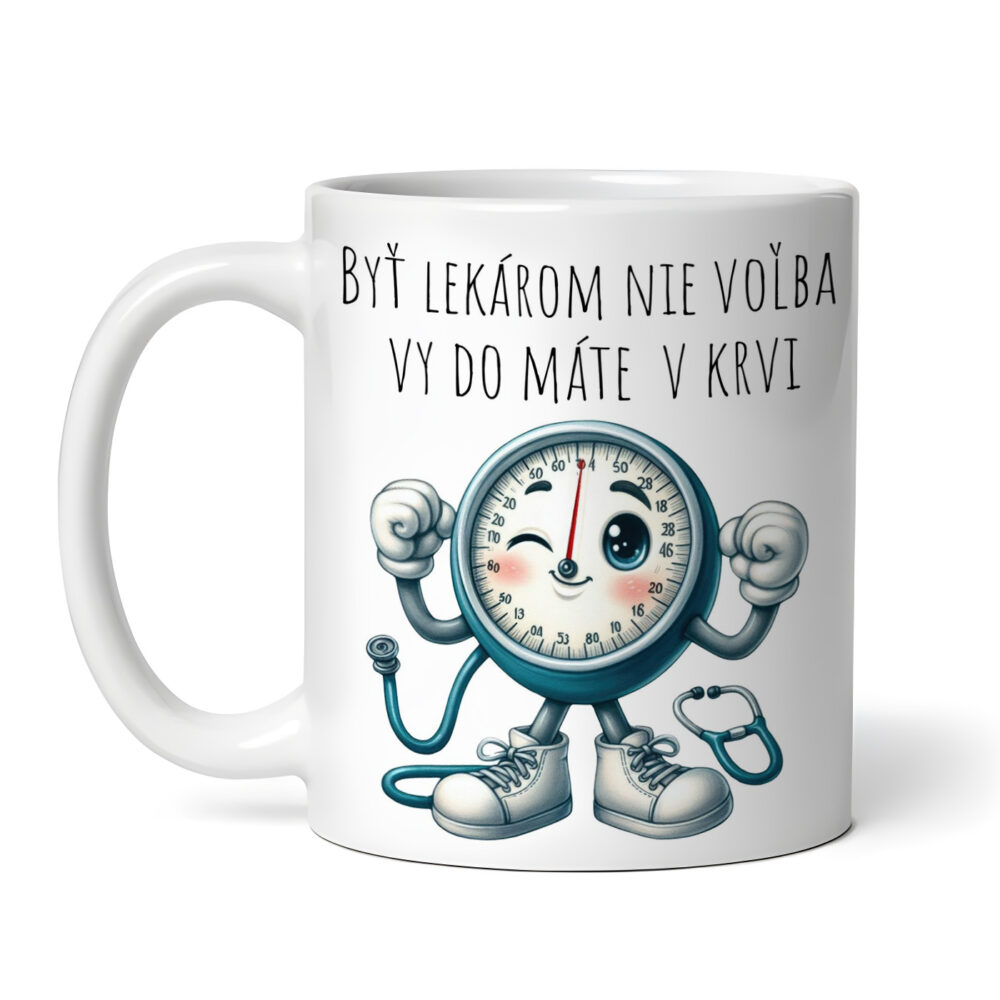 Personalizovaný hrnček pre lekára – Vy to máte v krvi