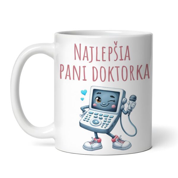 Personalizovaný hrnček s lekárskym motívom a vlastným textom 2