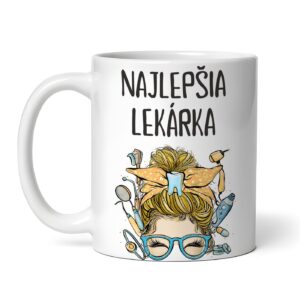 Personalizovaný hrnček s lekárskym motívom a vlastným textom 9