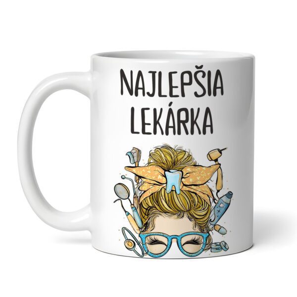 Personalizovaný hrnček s lekárskym motívom a vlastným textom 9