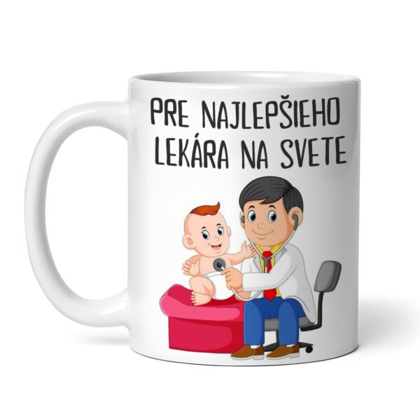 Personalizovaný hrnček s lekárskym motívom a vlastným textom 14