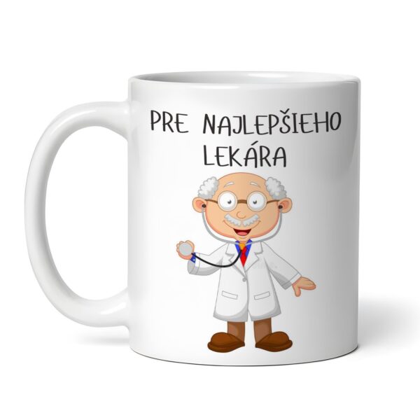 Personalizovaný hrnček s lekárskym motívom a vlastným textom 24